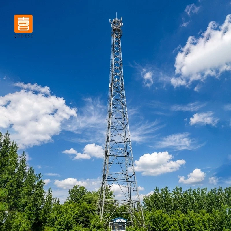 Communication angle steel tower  factory
